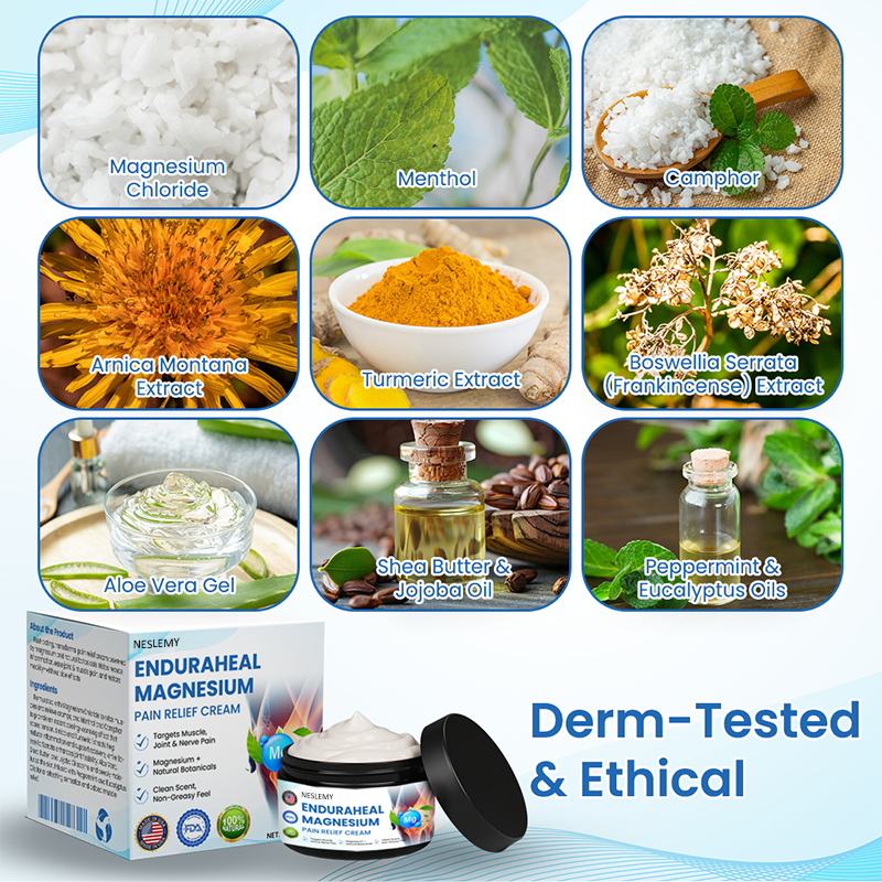 𝐍𝐄𝐒𝐋𝐄𝐌𝐘® 𝐄𝐧𝐝𝐮𝐫𝐚𝐇𝐞𝐚𝐥 𝐌𝐚𝐠𝐧𝐞𝐬𝐢𝐮𝐦 𝐏𝐚𝐢𝐧 𝐑𝐞𝐥𝐢𝐞𝐟 𝐂𝐫𝐞𝐚𝐦 (Treats Arthritis, Neuropathy, Rheumatism, Sports Injuries & More)